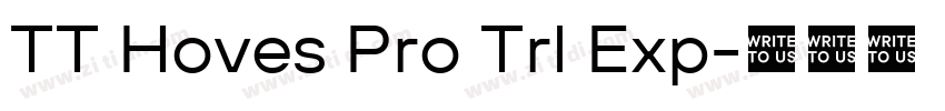 TT Hoves Pro Trl Exp字体转换